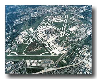 Aerial photo of O'Hare Airport