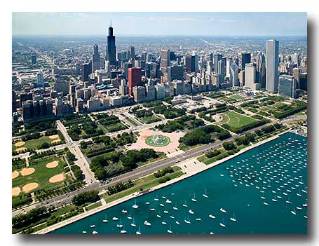 Grant Park and the Chicago Skyline