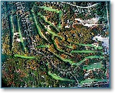 Aerial vertical view of the Grand Haven Golf Club