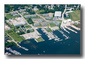 Aerial photo of the Yacht Harbor and Yacht Club at Sturgeon Bay 7/11/17 #24
