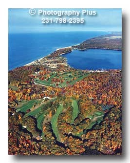 Aerial photo of the White Lake Golf Club