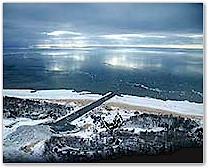 White Lake Channel in Winter
