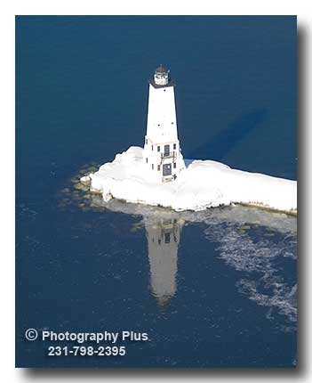 Frankfort Lighthouse & Reflection