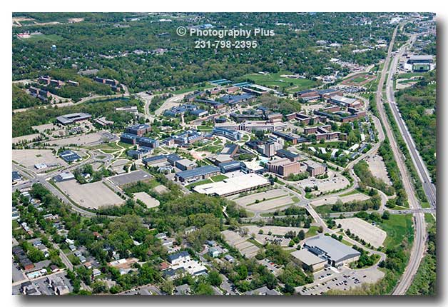 Aerial Photo Of Western Michigan University WMU In Kalamazoo Michigan