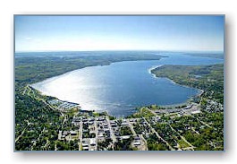 Another aerial photo of Boyne City