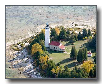Cana Island Lighthouse in the Fall