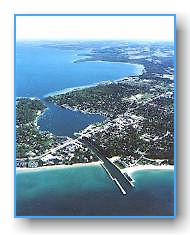 Aerial photo of Charlevoix to the Southeast