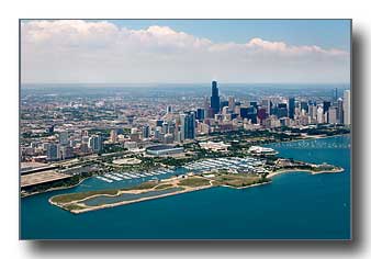 Burnham Harbor & Chicago Skyline 2015