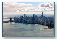 Chicago Skyline to the southwest