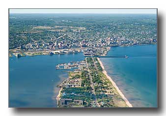 Duluth Minnesota aerial photo