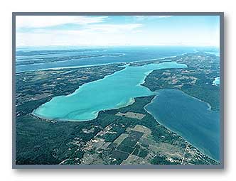 Elk Lake Aerial Photo