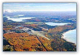 Harbor Springs Airport aerial view