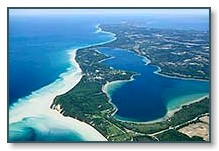Lake Michigan shoreline at Leland