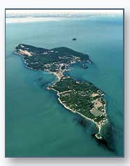 Aerial of South Bass Island