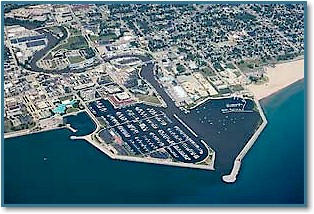 Aerial photographs of Racine, WI