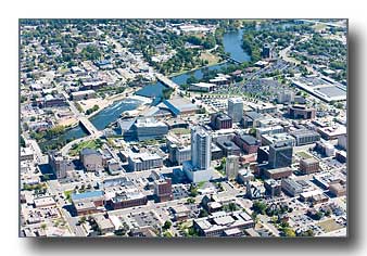 South Bend aerial photo