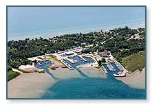The Tawas Bay Yacht Club and Jerry's Marina