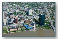 Toledo, Ohio, from the air