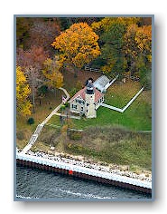 White River Lighthouse in Fall