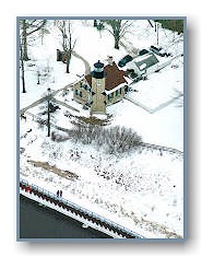 White River Lighthouse in Winter